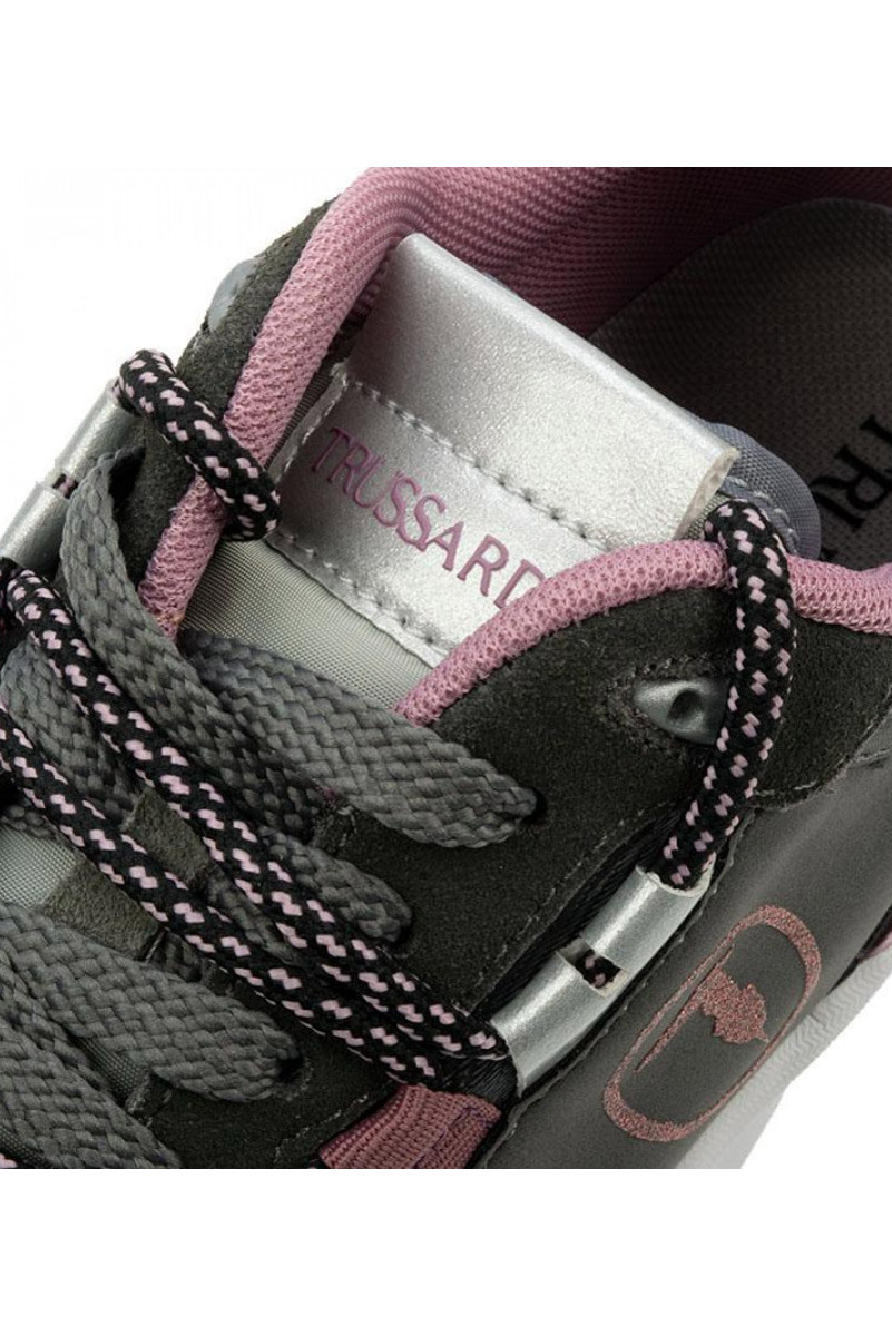 Women Sneakers Trussardi  79A00709 E150 Grey-Pink