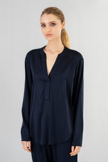 Philosophy Μπλούζα Satin Sandwashed aw24-bl1898