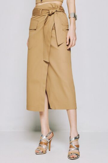 Φούστα κρουαζέ ασύμμετρη 53-6037 EIGHT