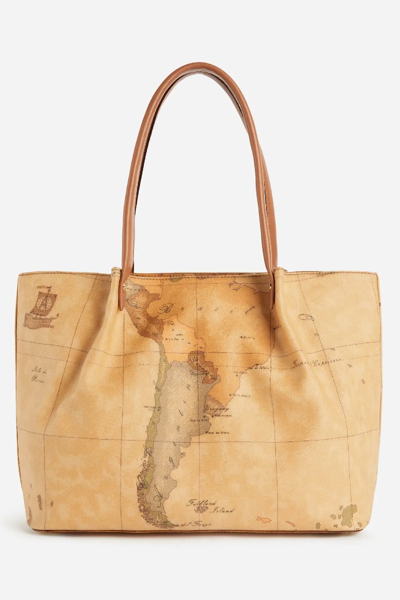 Τσάντα σε ύφασμα Geo Classic με στάμπα Natural 01EC5E04160000010 Alviero Martini