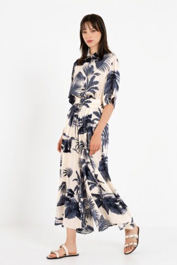 Philosophy Jupe Culotte Satin Print ss26-tr44588