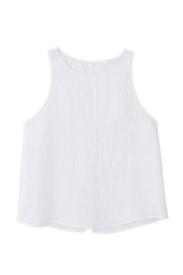 Philosophy Neck Top Linen Halter ss26-bl11918