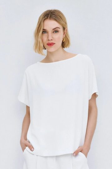 Μπλούζα με πιέτες πίσω 63-2068 ACCESS