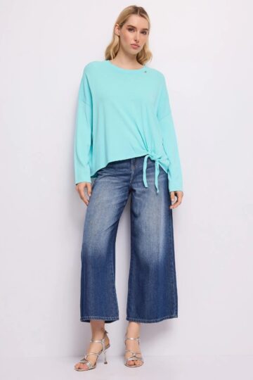 GAUDI τζιν παντελόνι με φαρδιά μπατζάκια 262_611BD26032