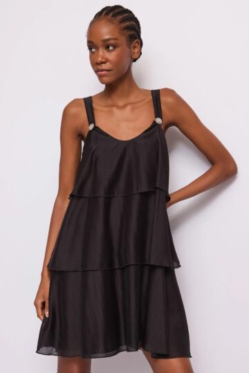 GAUDI φόρεμα με κουμπιά με κοσμήματα 262_611FD15032