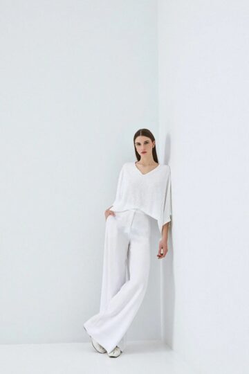 Μπλούζα παγιέτα με μανίκια νυχτερίδα 63-2004 ACCESS