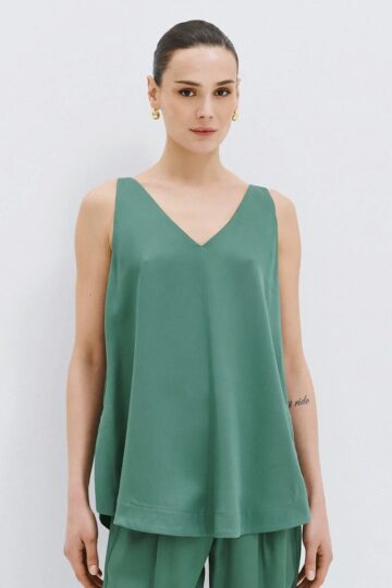 Μπλούζα με V λαιμόκοψη 63-2156- ACCESS