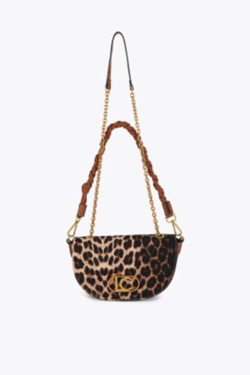 Lola Casademunt Τσάντα Leopard Half Moon με εφέ Faux Leather LS2604034_255