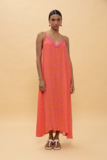 Lola Casademunt Φόρεμα με μακριά τιράντες και τύπωμα σε διάφορα σημεία LS2616030_229