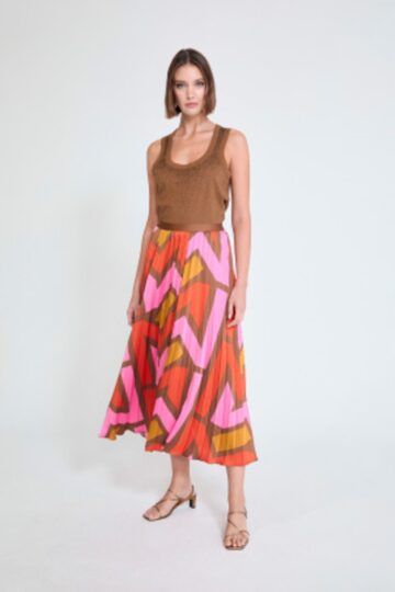 Lola Casademunt Πλισέ φούστα με λογότυπο MS2608005_22Z