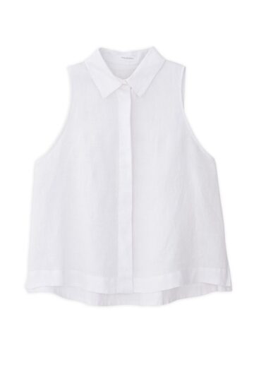 Philosophy Πουκάμισο Cropped Linen Halter Neck ss26-sh77269