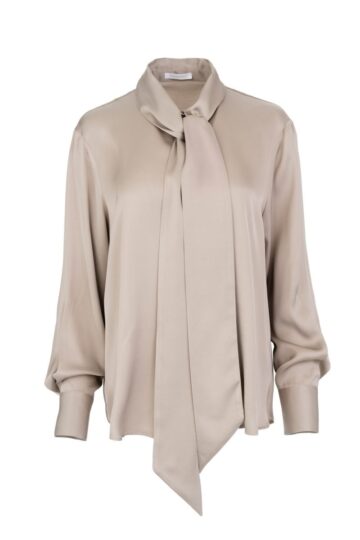 Philosophy Πουκάμισο Satin Ecovero Tie Neck aw26-sh77286