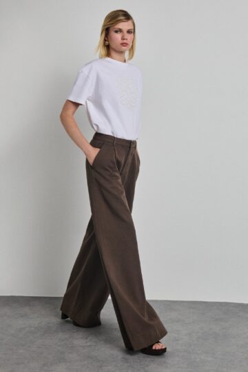 Lara Γυναικείο Παντελόνι Chino – Wide Leg Fit 5-916.172.9.056 STAFF
