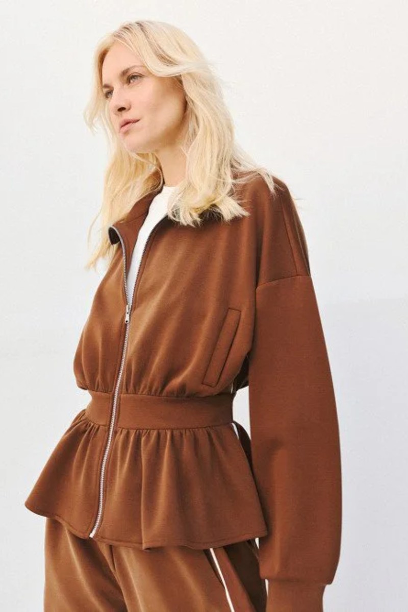 Τζάκετ με peplum και ρέλια 64-1013 EIGHT - Image 4