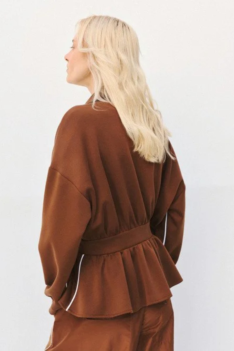 Τζάκετ με peplum και ρέλια 64-1013 EIGHT - Image 6